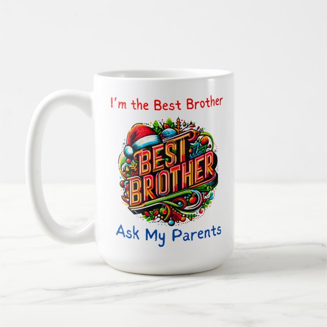 Bester Bruder jemals Kaffeetasse (Links)