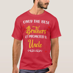 Bester Bruder Onkel Schwangerschaftsankündigung Ge T-Shirt