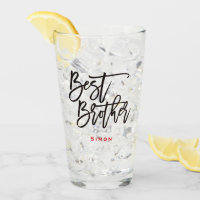 Bester Bruder Stilvolle schwarze Skriptsprache Red