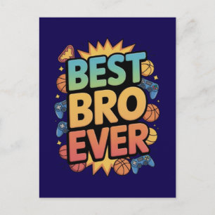 Bester Bruder überhaupt Postkarte