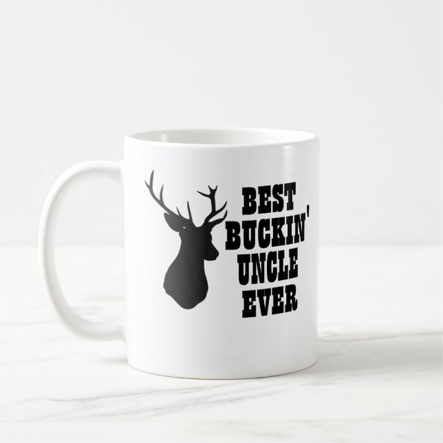 Bester Buckin Onkel Ever Deer Kaffeetasse (Links)