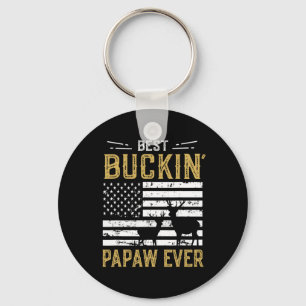 Bester Buckin Papaw Ever Funny Gift Dealer Hunter  Schlüsselanhänger