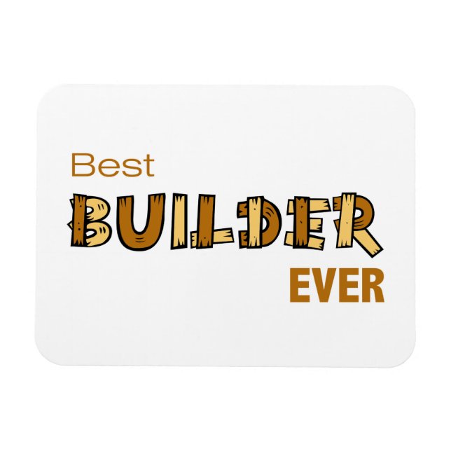 Bester Builder je Magnet (Horizontal)