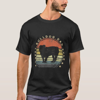 Bester Bulldog Vater je Daddy Gaben Dog Lover Pet  T-Shirt