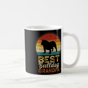Bester Bulldogge Opa Retro Sunset Vintag Kaffeetasse