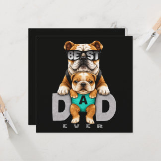 Bester Bulldoggen-Vater überhaupt – Süßer Bulldogg