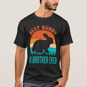 Bester Bunny BIG BROTHER je Vintager Vatertag T-Shirt