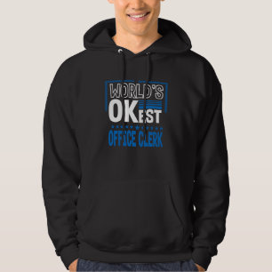 Bester Büroangestellter der Welt Bürokraft Humor Hoodie
