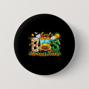 Bester Busfahrer Aller Zeiten Schulbusfahrer Zurüc Button