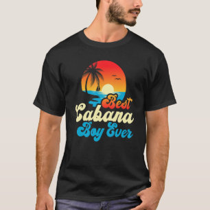 Bester Cabana Boy je Sunset Palm Trees 5 T-Shirt