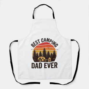 Bester Camping-Vater Aller Zeiten Vintage Camping  Schürze