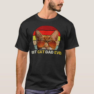 Bester Cat Vater Beste Rarität Fantastische Bergwe T-Shirt