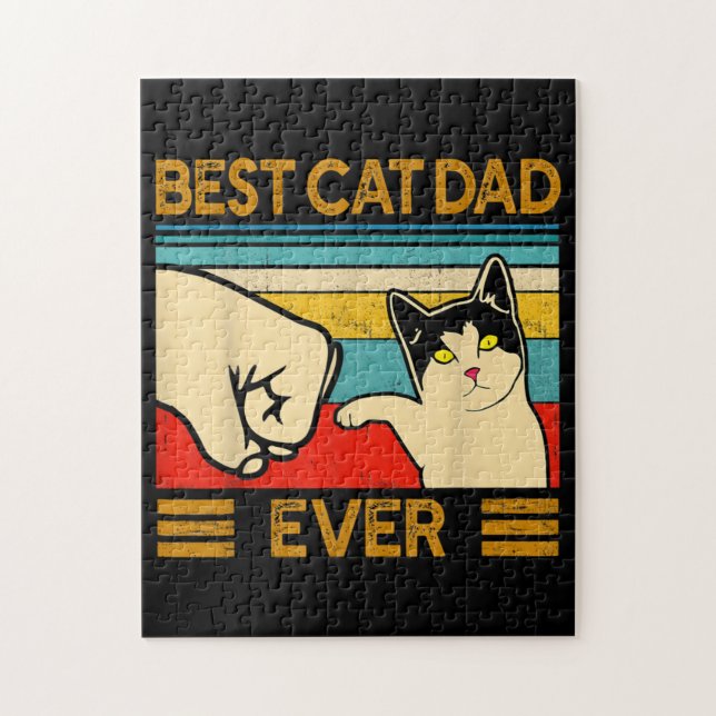 Bester Cat Vater Ever Funny Cat Daddy (Vertikal)