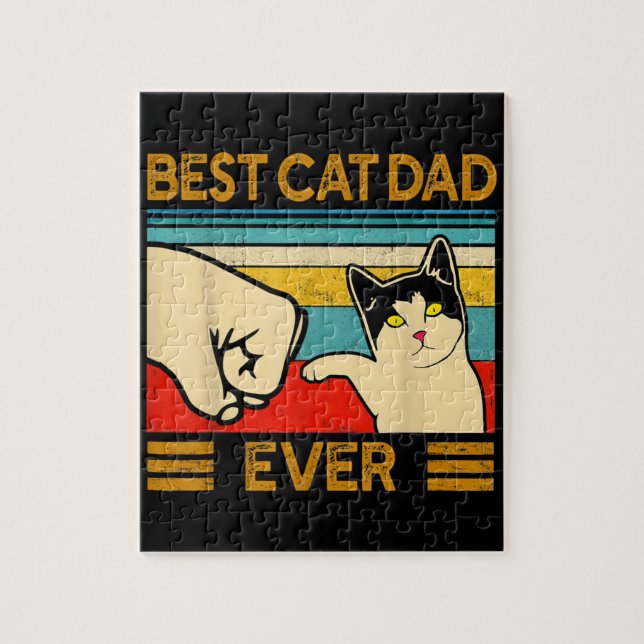 Bester Cat Vater Ever Funny Cat Daddy (Vertikal)