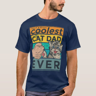 Bester Cat Vater Ever Funny Cat Daddy Fathers Day T-Shirt