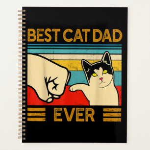 Bester Cat Vater Ever Funny Cat Daddy Planer