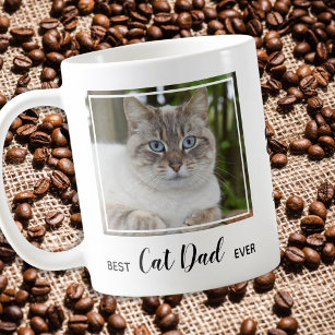 Bester Cat Vater Ever Personalisiertes Foto Niedli Kaffeetasse