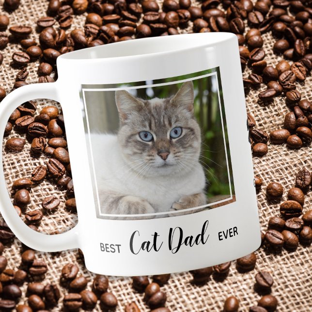 Bester Cat Vater Ever Personalisiertes Foto Niedli Kaffeetasse (Von Creator hochgeladen)
