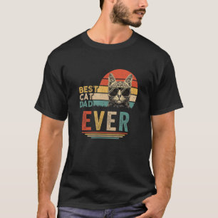 Bester Cat Vater je Bump Fit Cat Daddy Vatertag T-Shirt