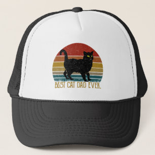 Bester Cat Vater je Cap Truckerkappe