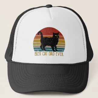 Bester Cat Vater je Cap Truckerkappe
