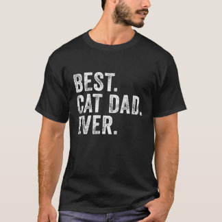 Bester Cat Vater je Cat Daddy Vintag Cat Lover Dis T-Shirt
