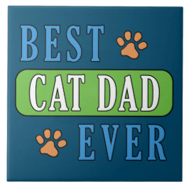 Bester Cat Vater je Fliese
