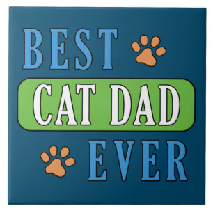 Bester Cat Vater je Fliese