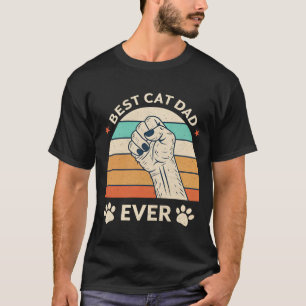 Bester Cat Vater je FUN T-Shirt