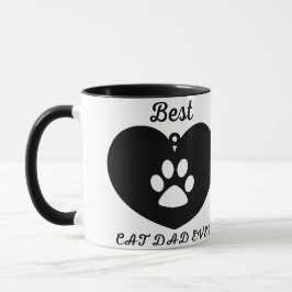 Bester Cat Vater je Modernes, benutzerdefiniertes Tasse