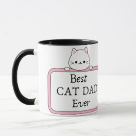 Bester Cat Vater je Modernes, benutzerdefiniertes Tasse