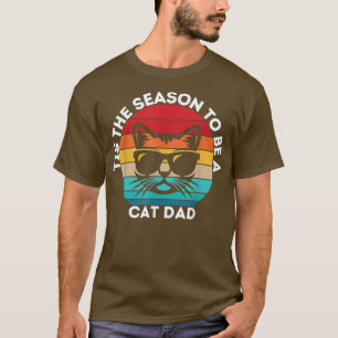 Bester Cat Vater je Saison: Katzen-Vater T-Shirt