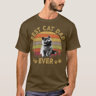 Bester Cat Vater je T - Shirt Funny Cat Daddy Pate