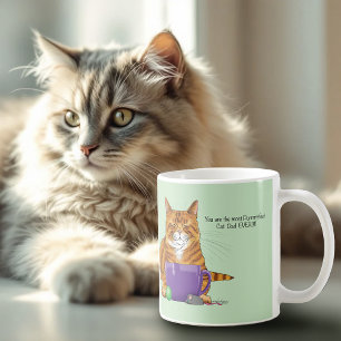 Bester Cat Vater Vatertag Kaffeetasse
