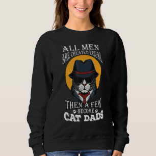Bester Cat Vater von der Tochter für Men Dadys Men Sweatshirt