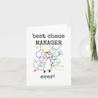 Bester Chaos-Manager, Boss-Wertungskarte