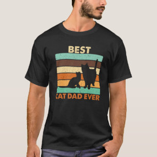 Bester Chat Vater Ever Funny Cat Lover S T-Shirt