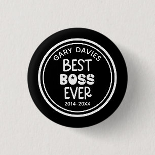 Bester Chef aller Zeiten Knopf Button