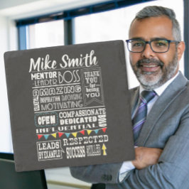 Bester Chef-Anerkennungs-Geschenk-Untersetzer Steinuntersetzer