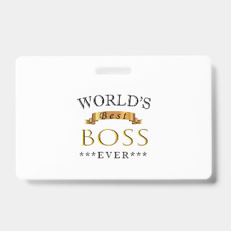 Bester Chef der Welt Ausweis