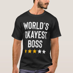 Bester Chef der Welt Lustiger Geburtstag Weihnacht T-Shirt