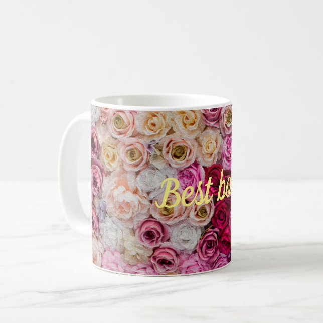 Bester Chef Kaffeetasse (Vorderseite Links)