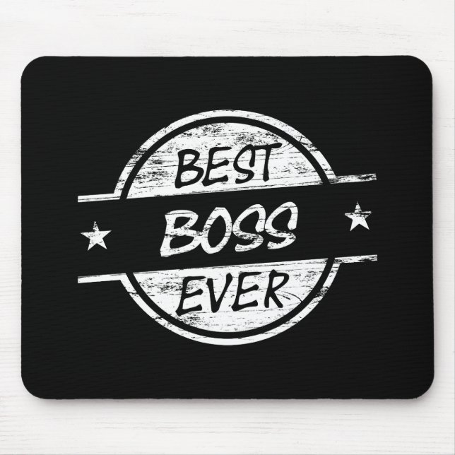 Bester Chef überhaupt weiß Mousepad (Vorne)