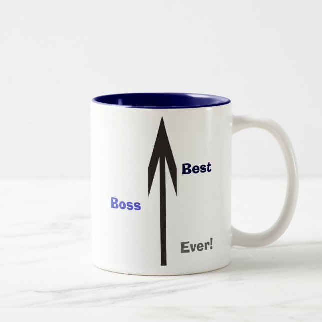 Bester Chef überhaupt! Zweifarbige Tasse (Rechts)