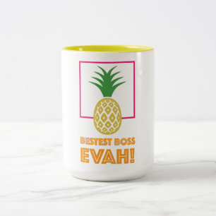 Bester Chef überhaupt Zweifarbige Tasse