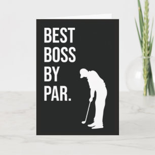 Bester Chef Von Par Lustige Golfkarten Für Arbeitg Karte