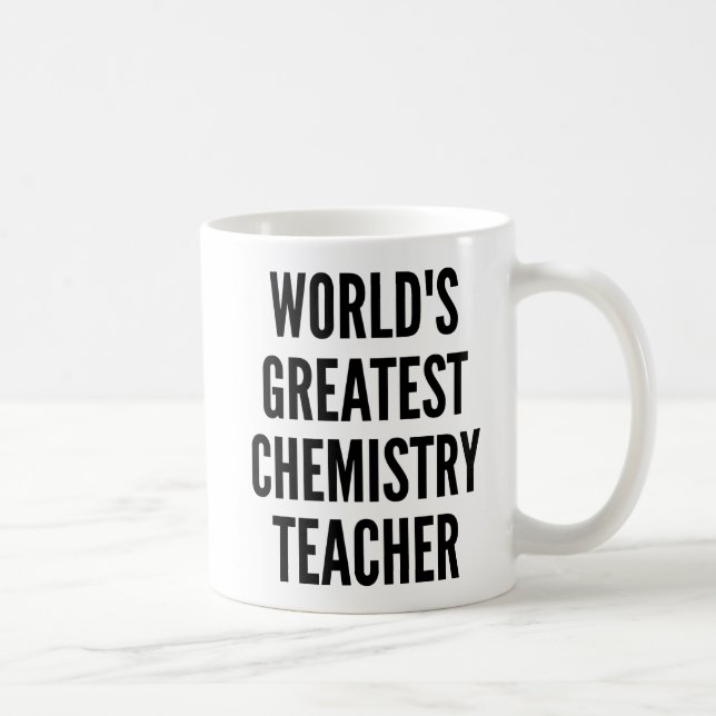 Bester Chemie-Lehrer der Welt Kaffeetasse (Rechts)