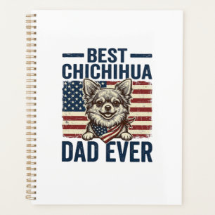 Bester Chihuahua-Vater aller Zeiten Patriotisches Planer