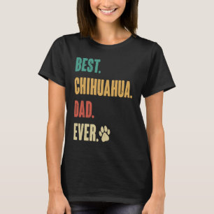 Bester Chihuahua-Vater Chihuahua-Hund T-Shirt