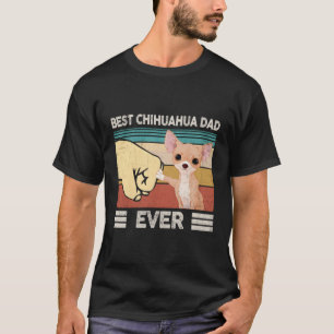 Bester Chihuahua-Vater je Retro Vintager Vater Vat T-Shirt